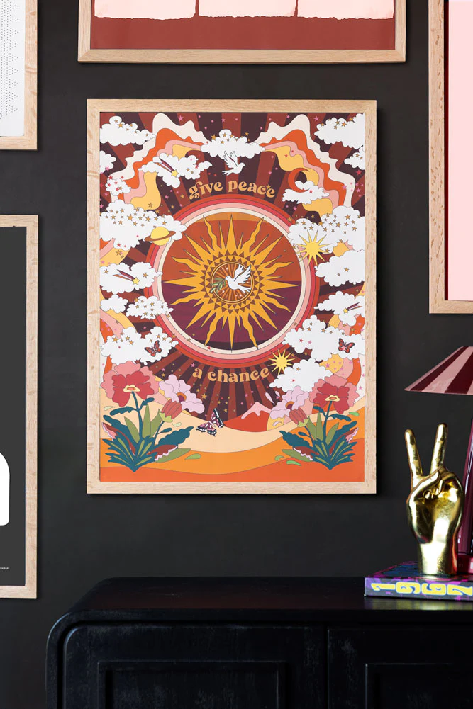 Give Peace A Chance A2 Art Print - Available in 4 Options - Image 7