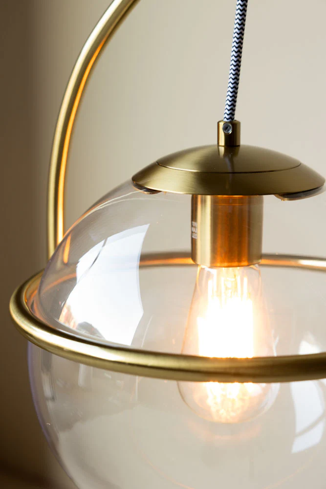 Glass Globe Ceiling Light - Image 2