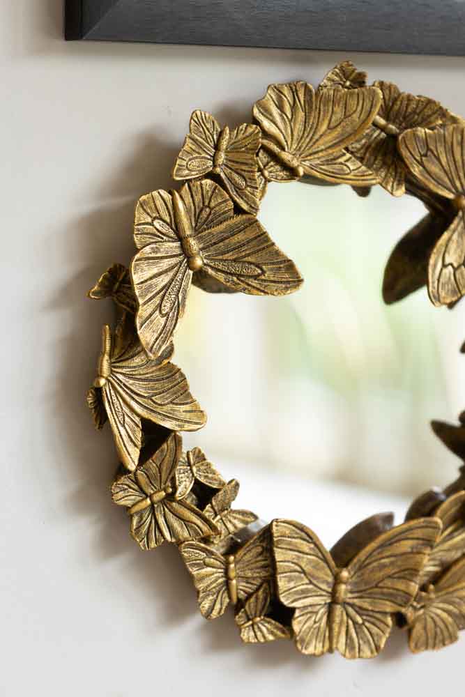 Gold Butterfly Mirror - Image 2