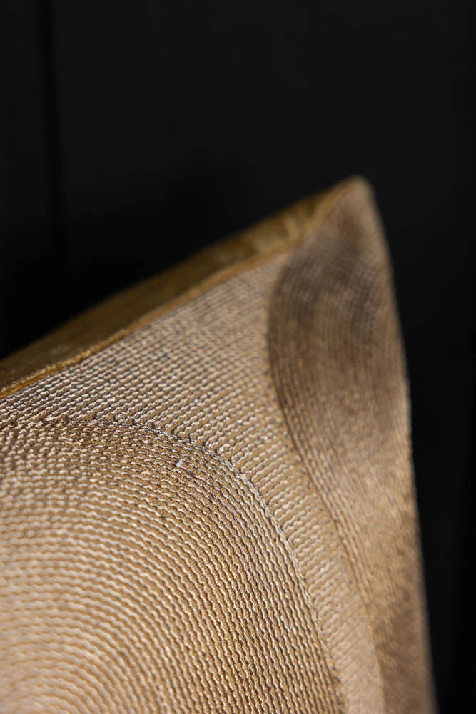 Gold Embroidered Cushion - Image 4