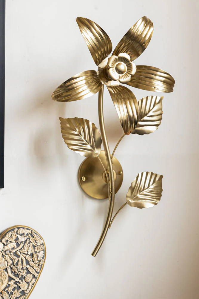Gold Flower Wall Light - Image 2