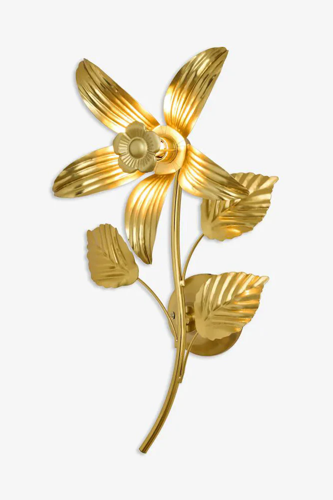 Gold Flower Wall Light - Image 4