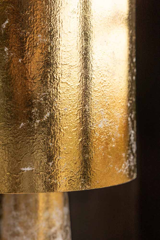 Gold Leafed Effect Floor Lamp - Image 3