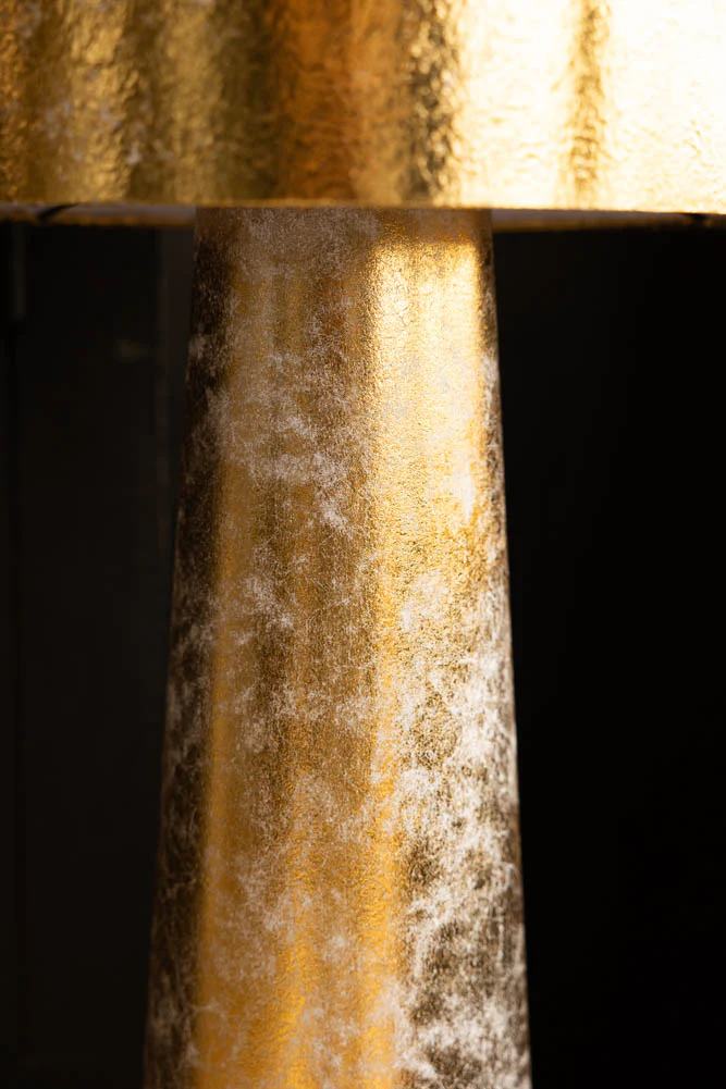 Gold Leafed Effect Floor Lamp - Image 6