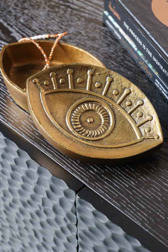 Gold Mystic Eye Trinket Box - Image 2