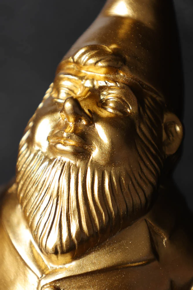Gold Naughty Gnome Money Box - Image 5