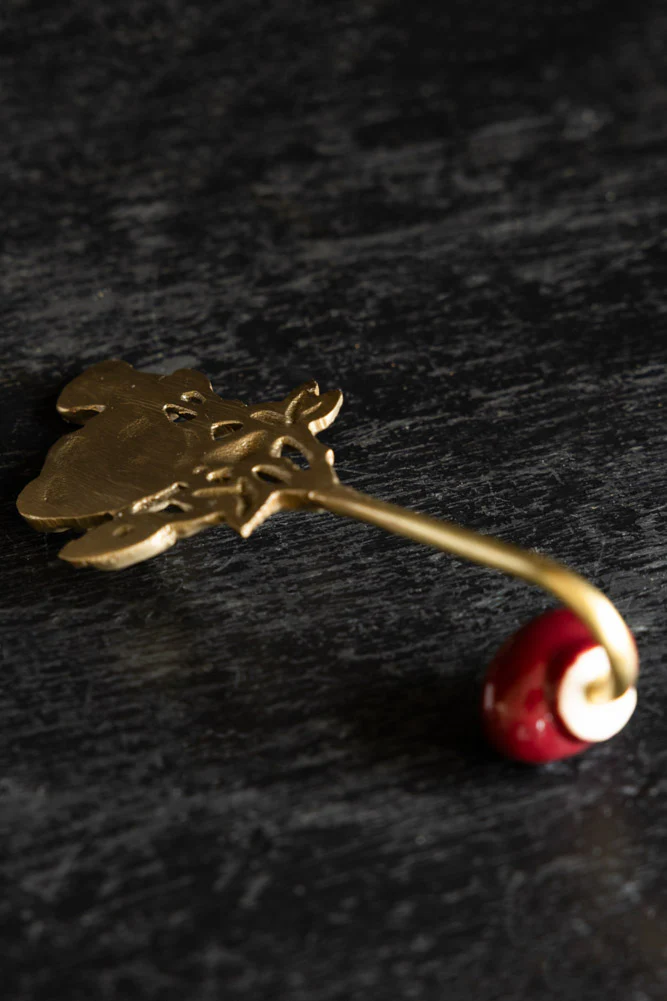 Gold Roses Decorative Wall Hook - Image 5