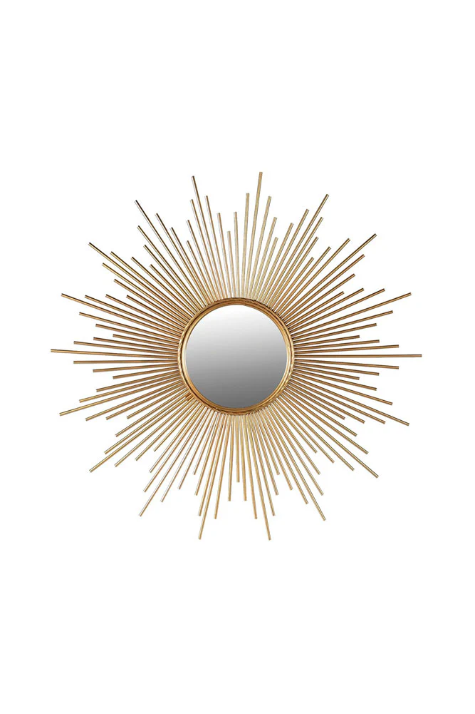 Gold Starburst Framed Decorative Mirror - Image 6