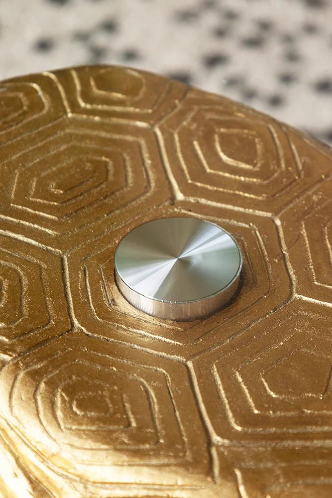 Gold Tortoise Side Table - Image 7