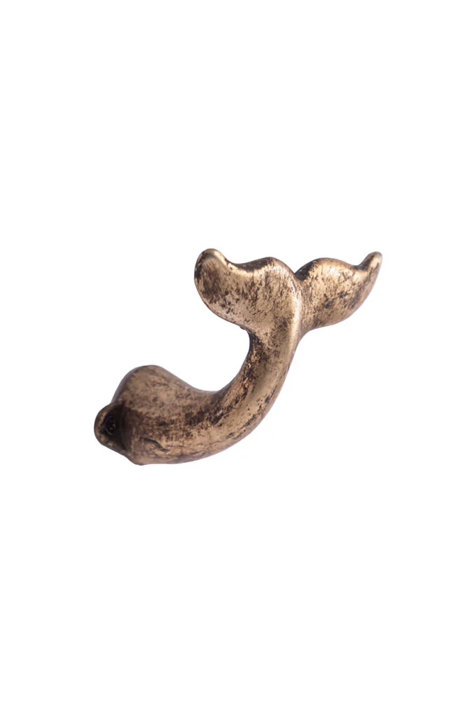 Gold Whale Tail Coat Hook - Image 7