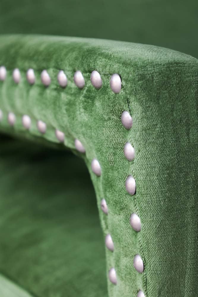 Gorgeous Green Velvet Armchair - Image 6