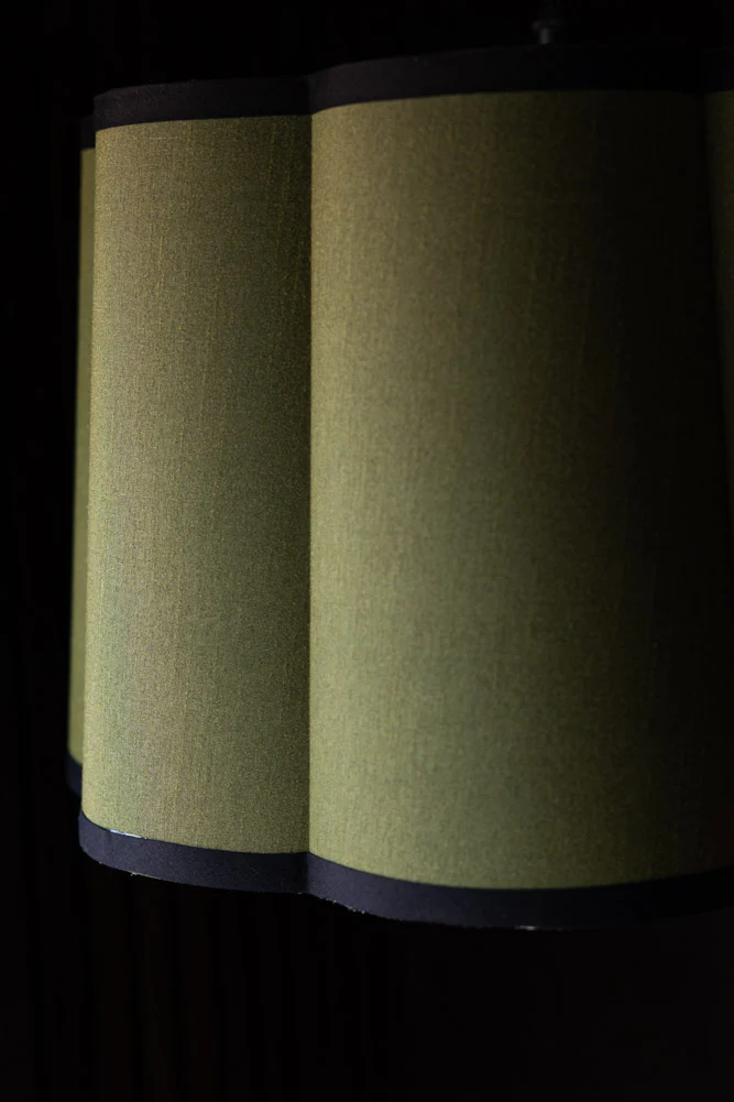 Green Scalloped Easyfit Lampshade - Image 5