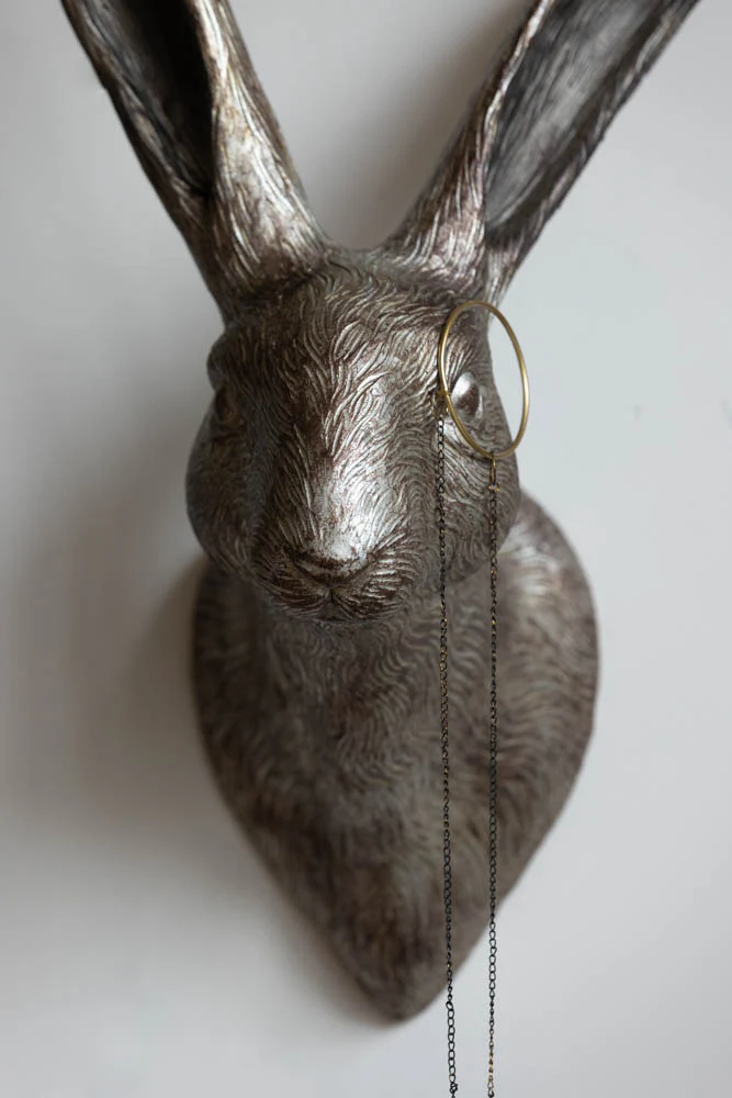 Hartley Hare with Monocle Wall Art - Image 2