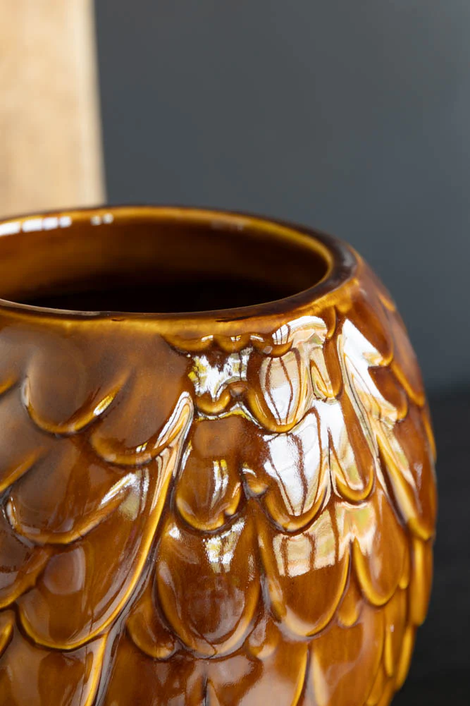 HKLIVING Ceramic Owl Jar - Image 2