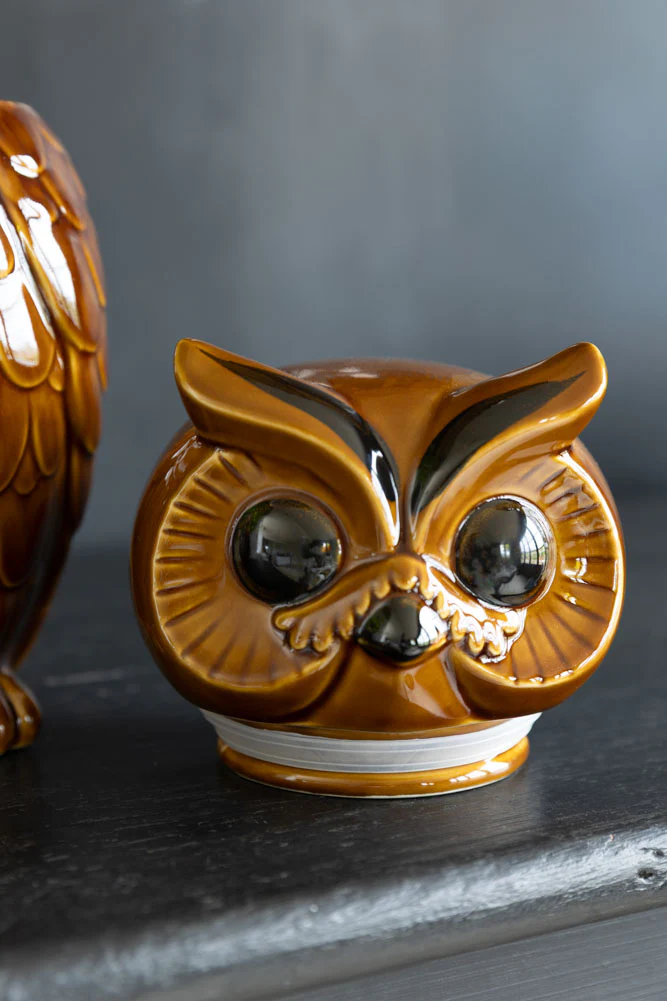HKLIVING Ceramic Owl Jar - Image 5