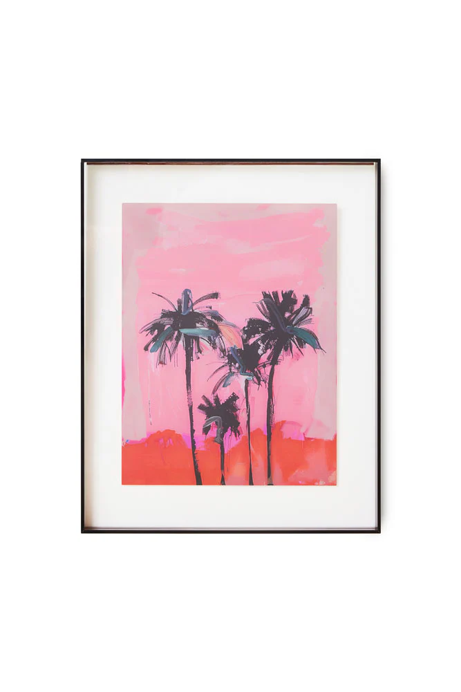 HKLIVING Pink Summer Framed Artwork - Image 8