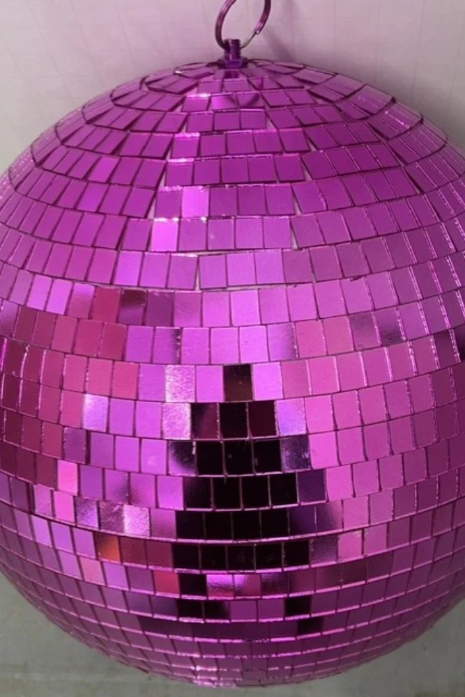 Hot Pink Disco Ball - SECONDS - Image 2
