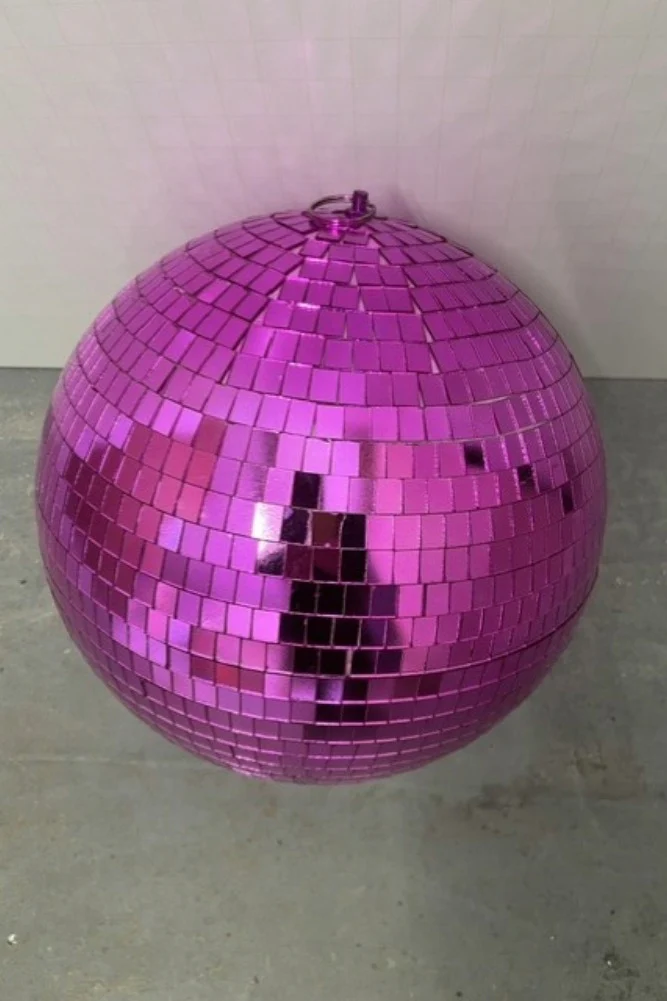 Hot Pink Disco Ball - SECONDS - Image 3