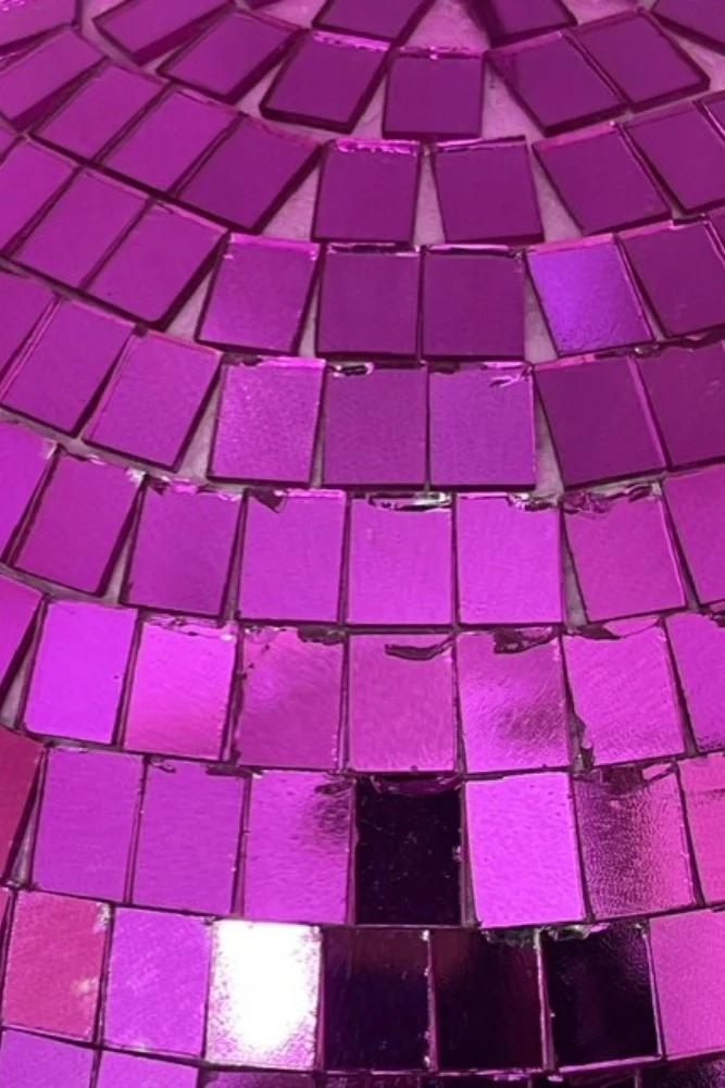 Hot Pink Disco Ball - SECONDS - Image 4