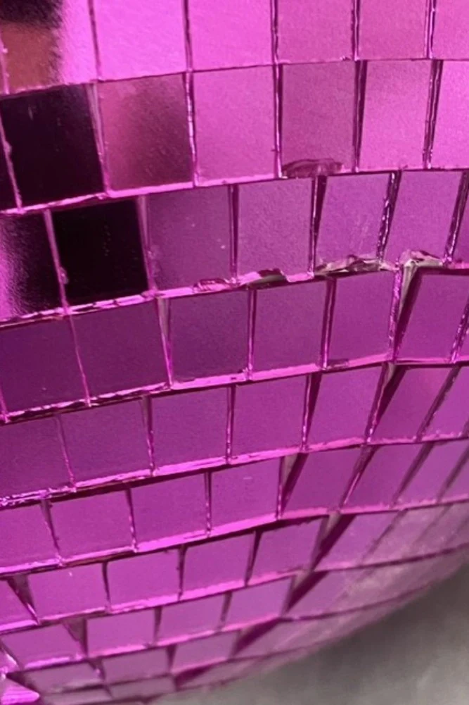 Hot Pink Disco Ball - SECONDS - Image 5