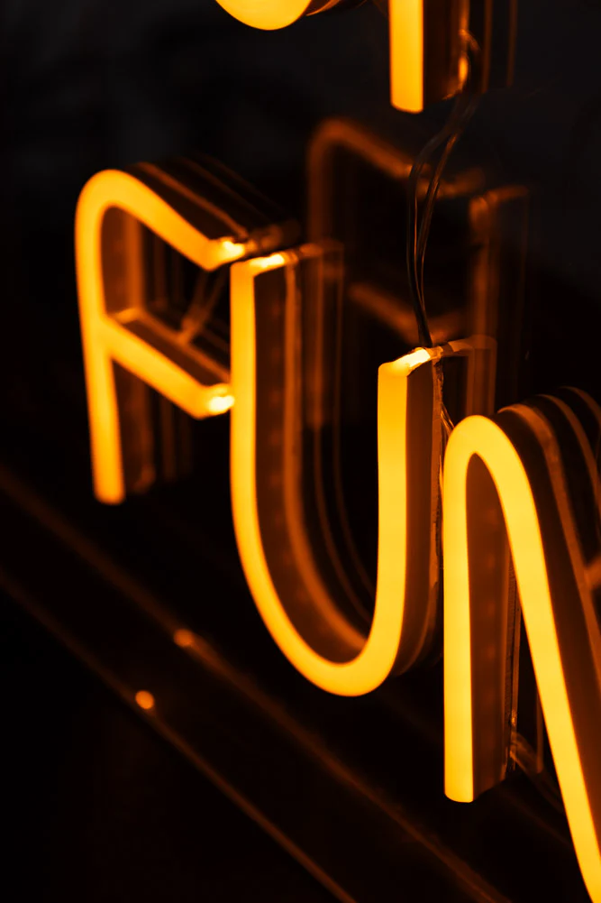 House Of Fun Neon Light Box - Image 4