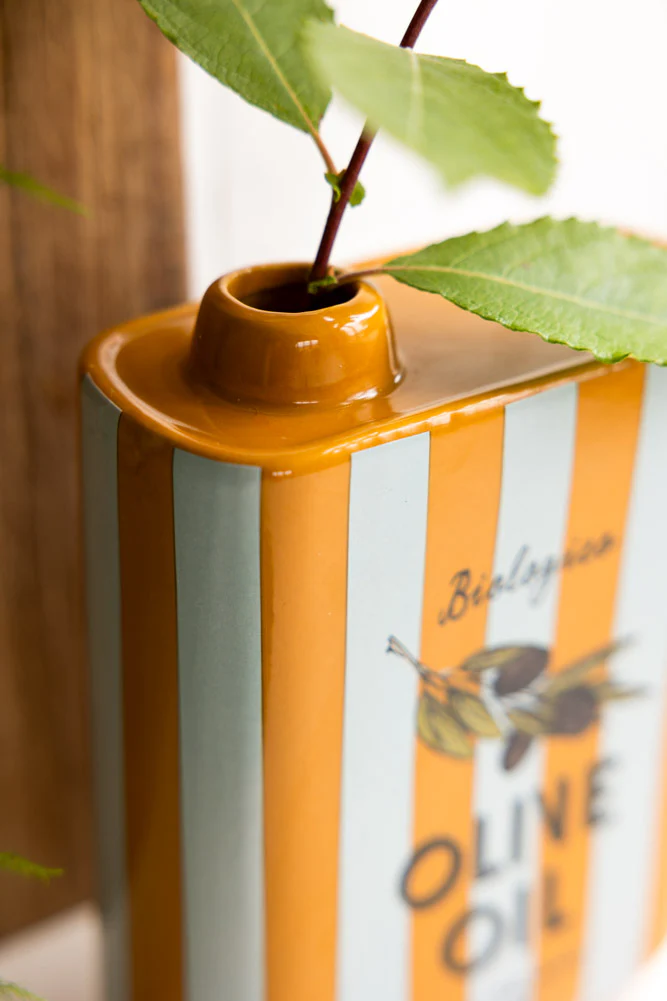 Italiana Stripe Olive Oil Vase - Image 7