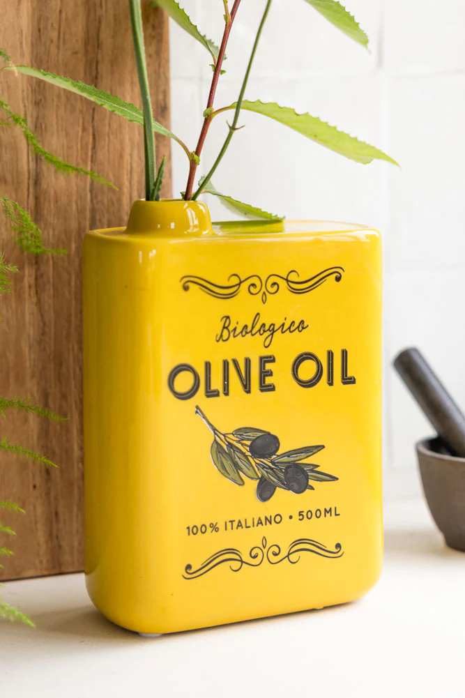Italiana Yellow Olive Oil Vase - Image 4