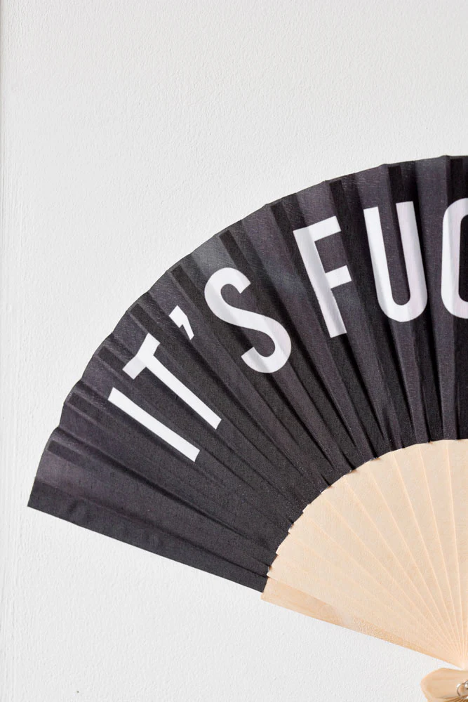 It's Fucking Hot Wooden Fan - Image 6
