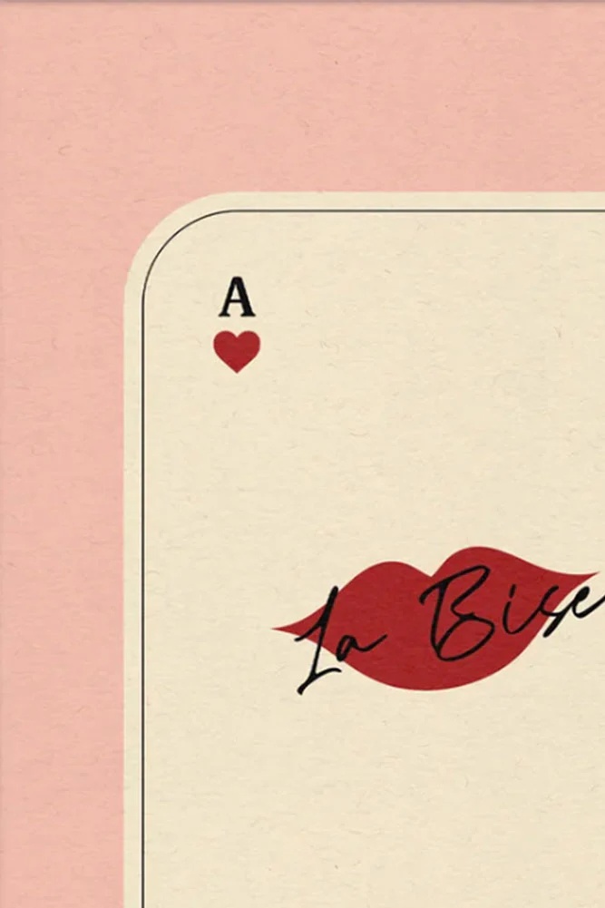 Kiss Playing Card Art Print - Image 3
