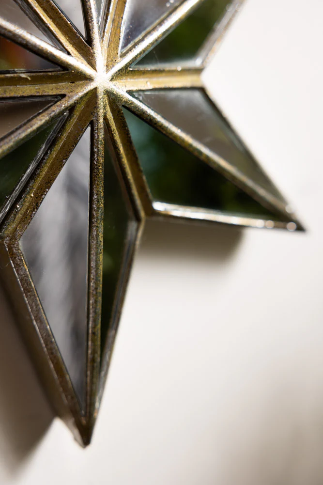 Large Mirrored Star Wall Decoration - Image 2