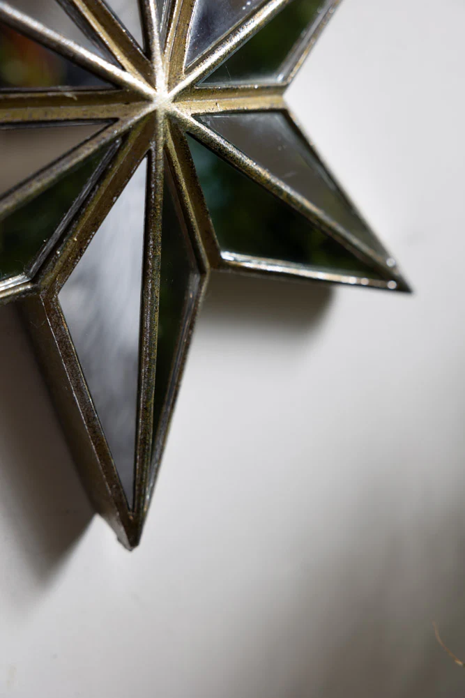 Large Mirrored Star Wall Decoration - Image 4