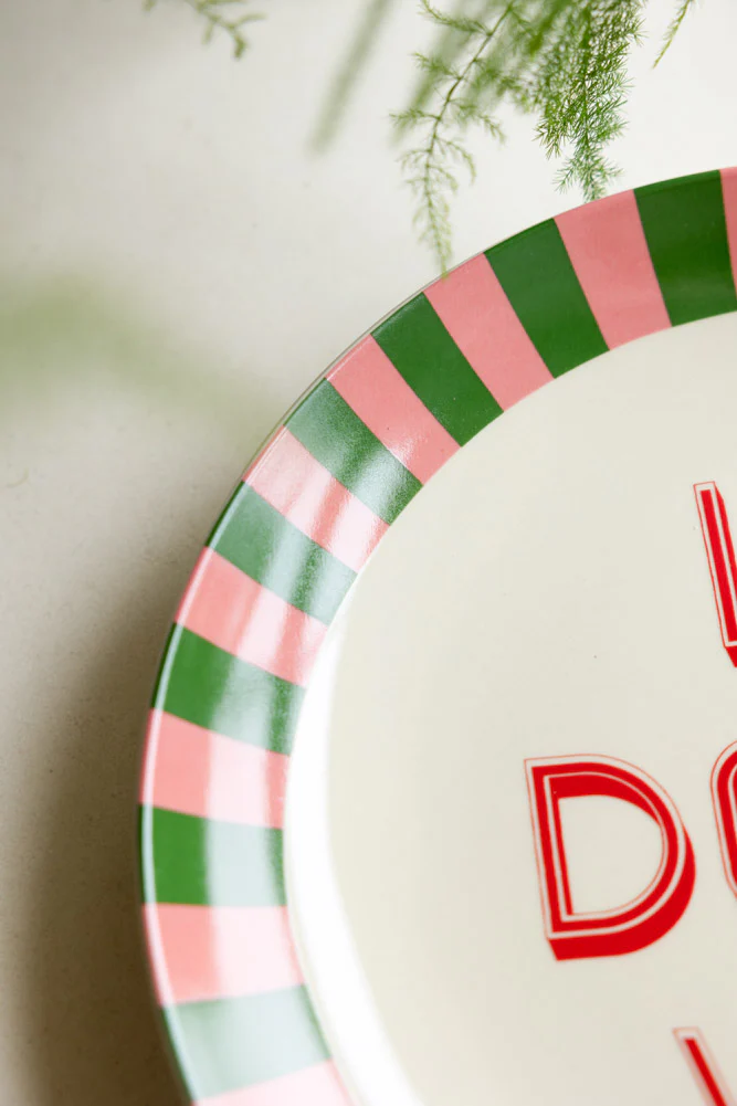 Large White La Dolce Vita Plate - Image 3