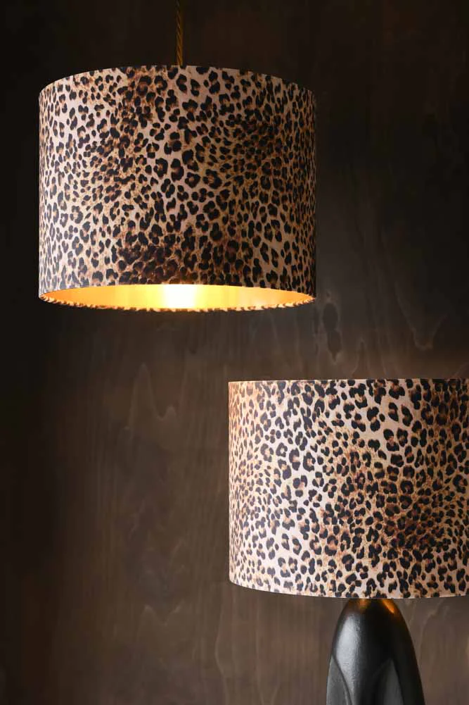 Leopard Love Drum Lampshade