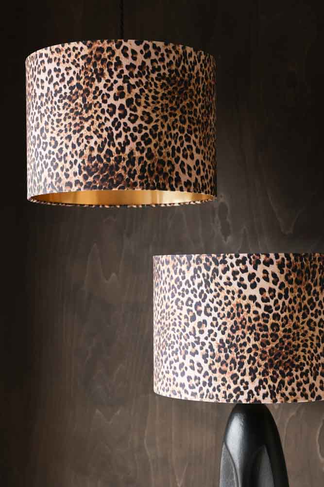Leopard Love Drum Lampshade - Image 3