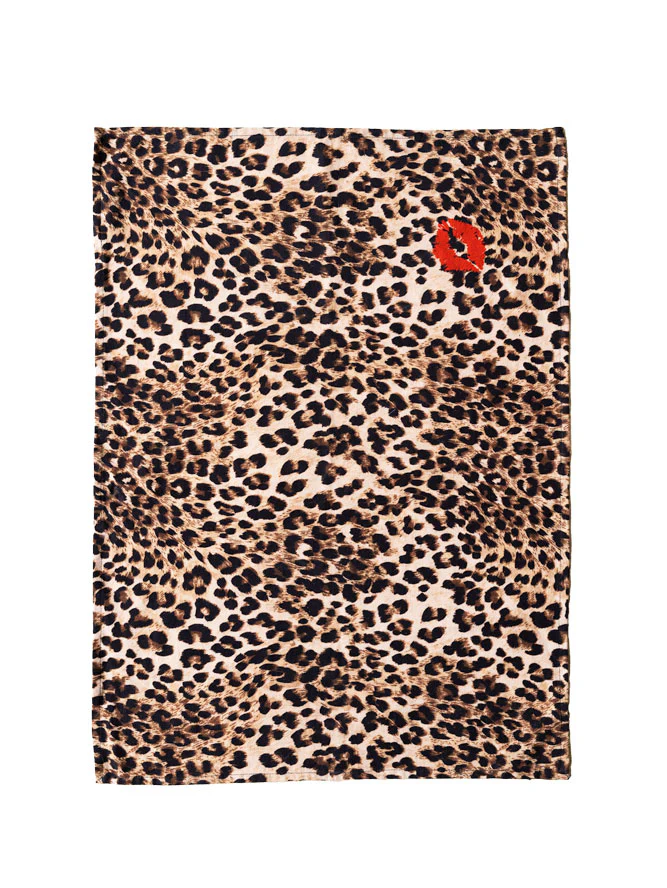 Leopard Love Print Tea Towel - Image 6