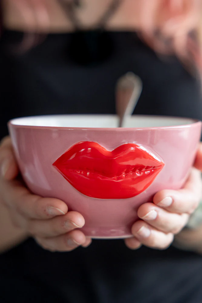 Luscious Red Lips Bowl - Image 2