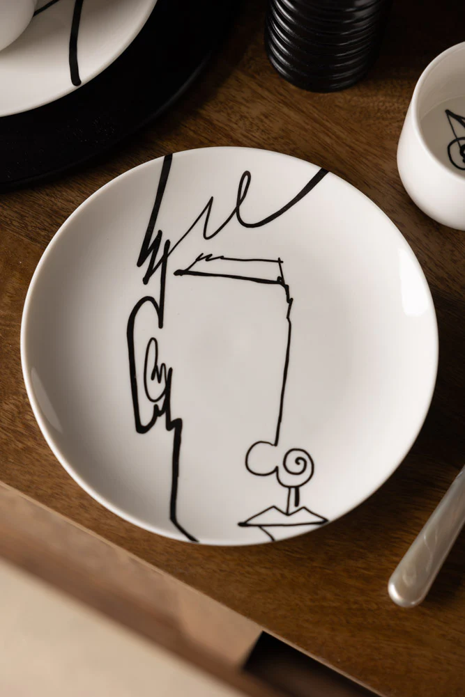 Male Face Coffee Cup & Saucer - Image 2