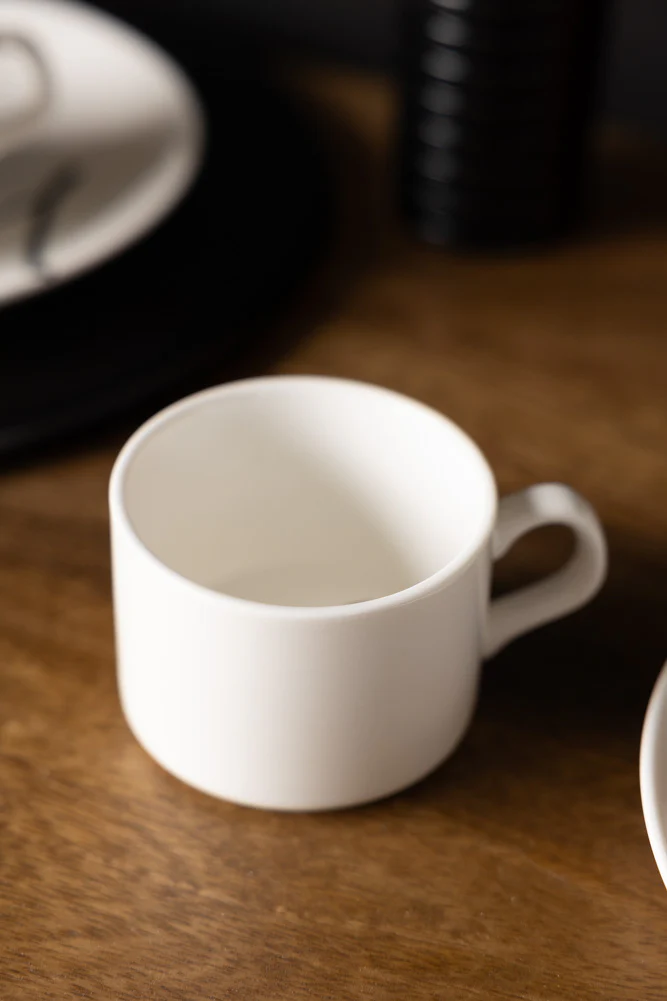Male Face Coffee Cup & Saucer - Image 4