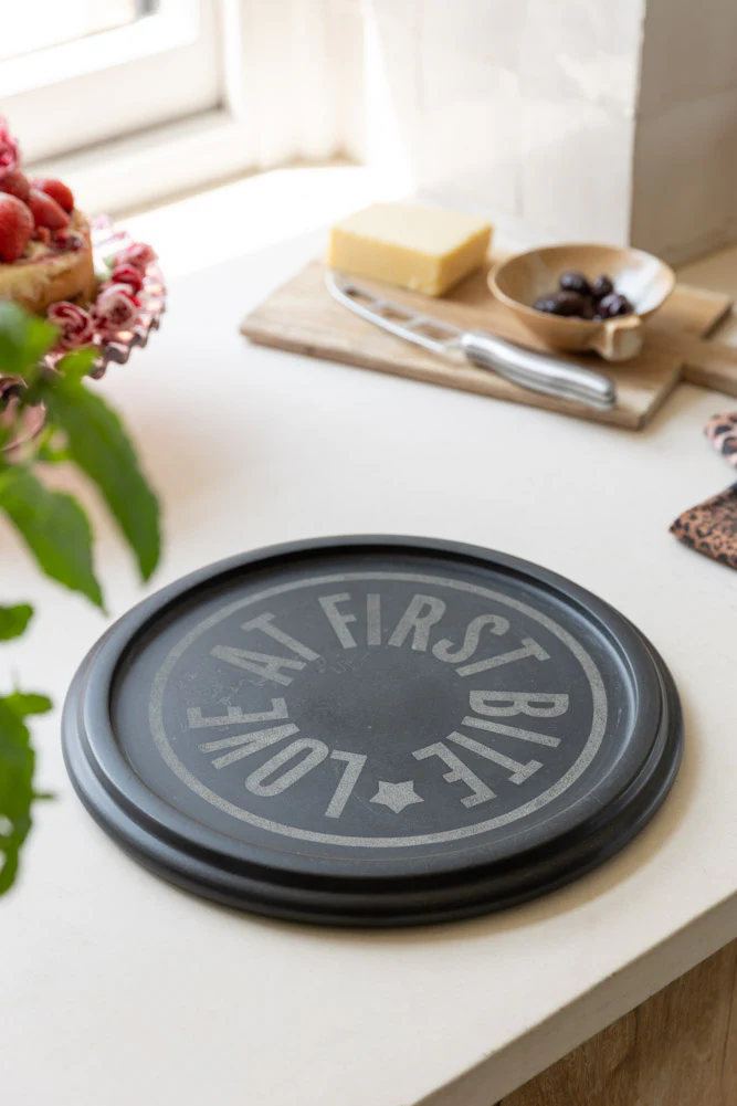 Marble Cheese Board & Glass Cover - Image 2