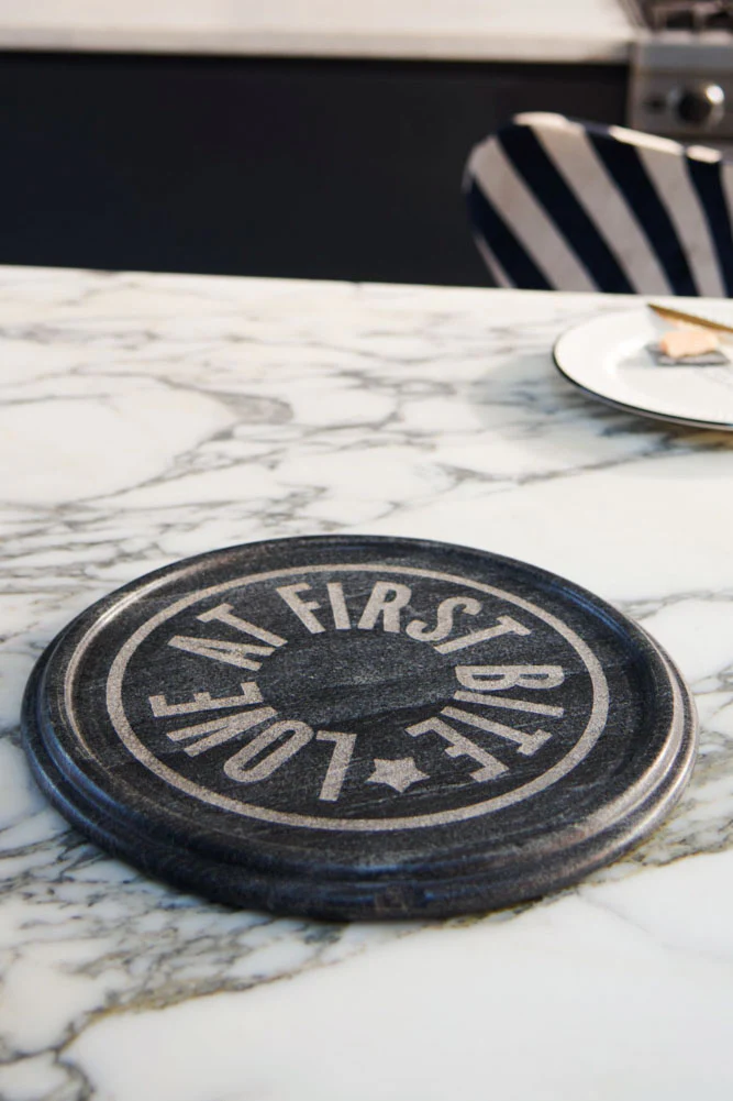 Marble Cheese Board & Glass Cover - Image 6