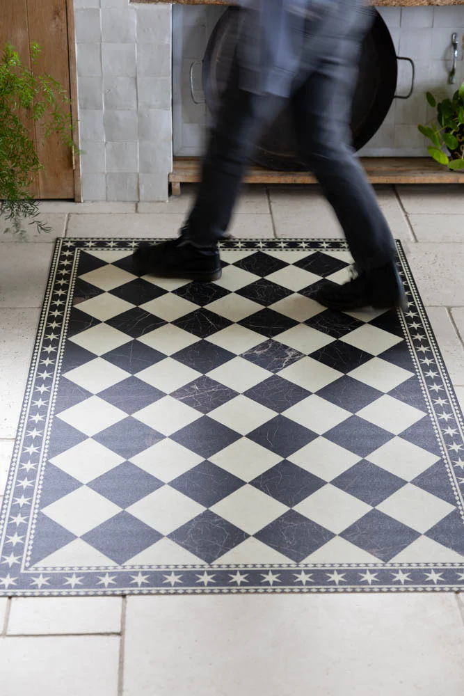 Marble Tile Effect Large Durable Floor Mat - Image 4
