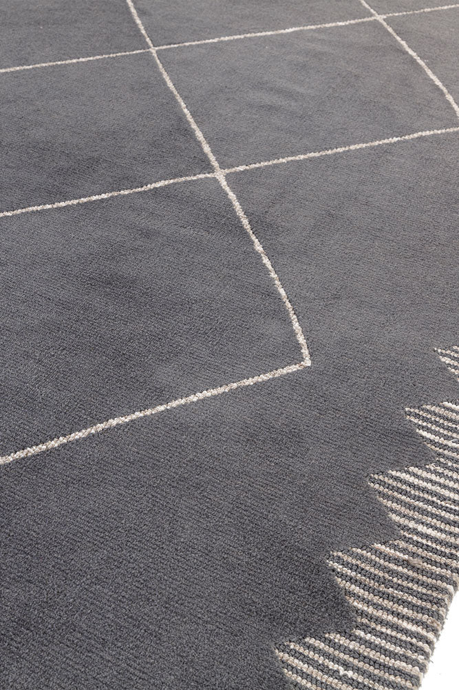 Mason Black Diamond Rug - 3 Sizes Available - Image 9