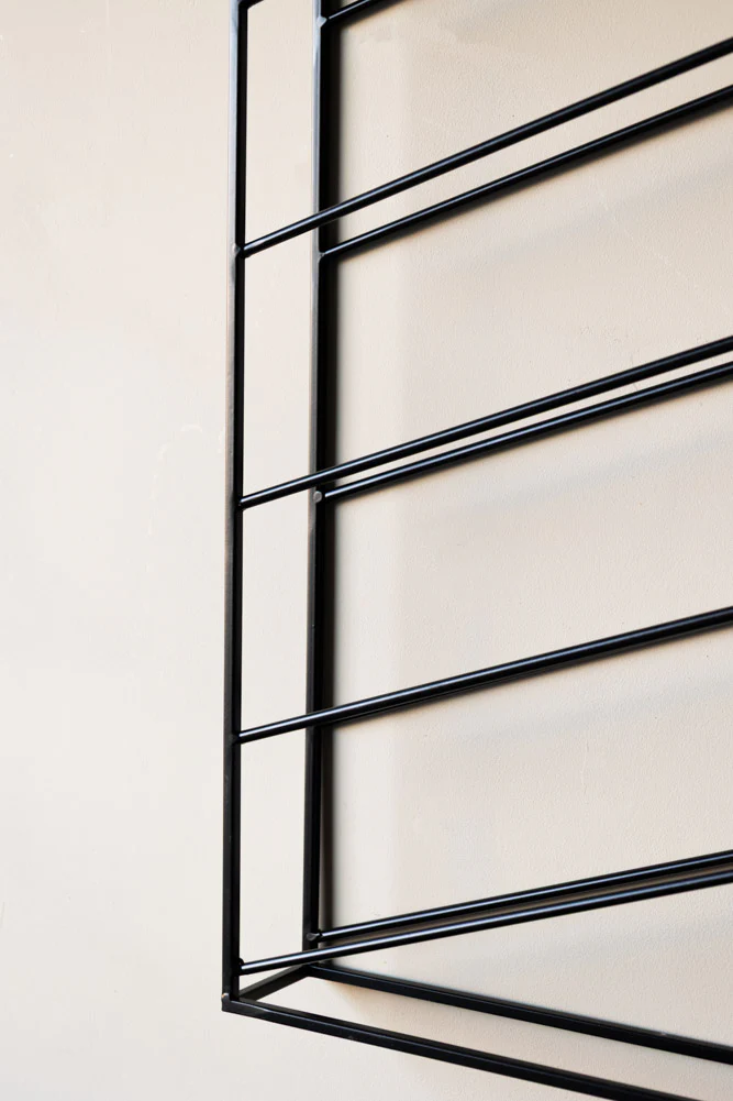 Matte Black Metal Wine Rack - Image 5