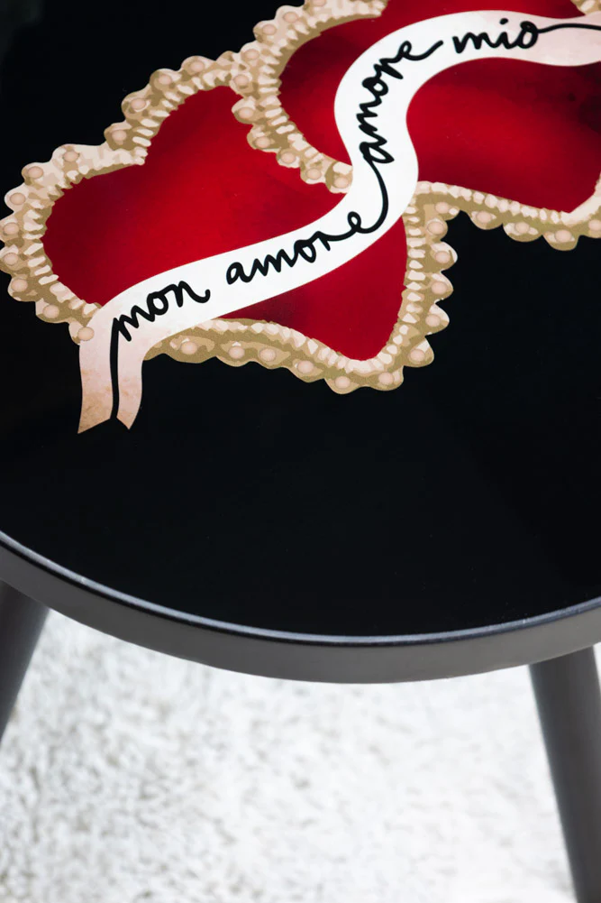 Milagro Heart Round Side Table - Image 2