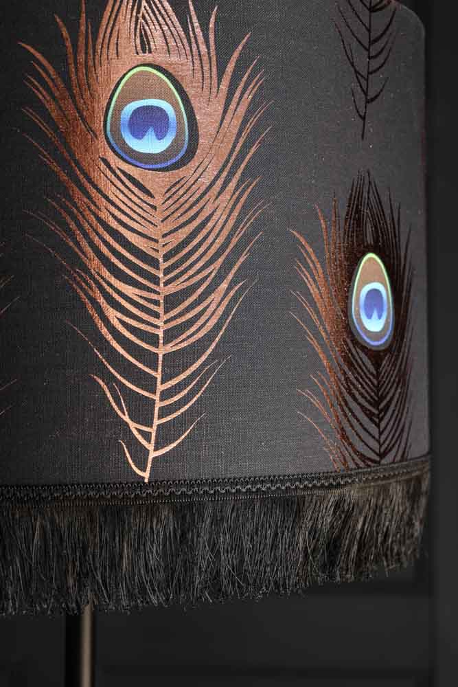 Mind The Gap Peacock Feather Lamp Shade - 3 Sizes Available - Image 3