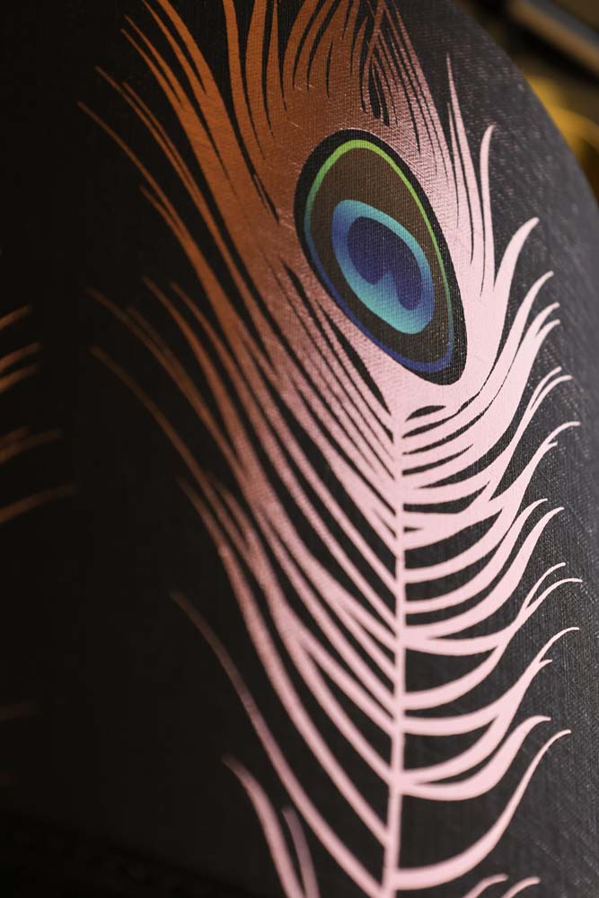 Mind The Gap Peacock Feather Pendant Ceiling Light - 3 Sizes Available - Image 5