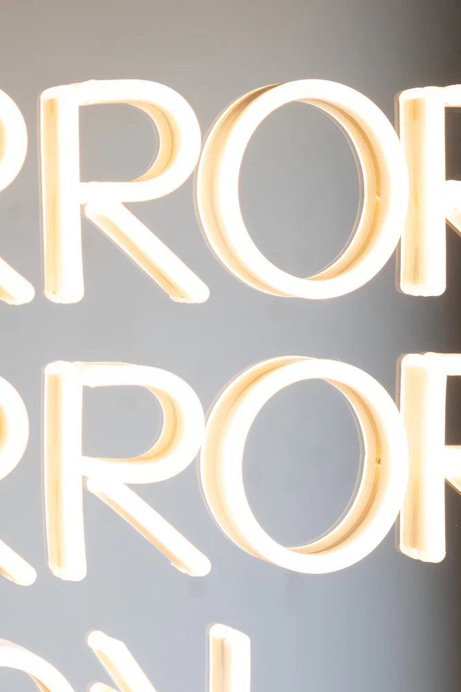 Mirror, Mirror...Framed Neon Wall Light - Available in Two Options - Image 3