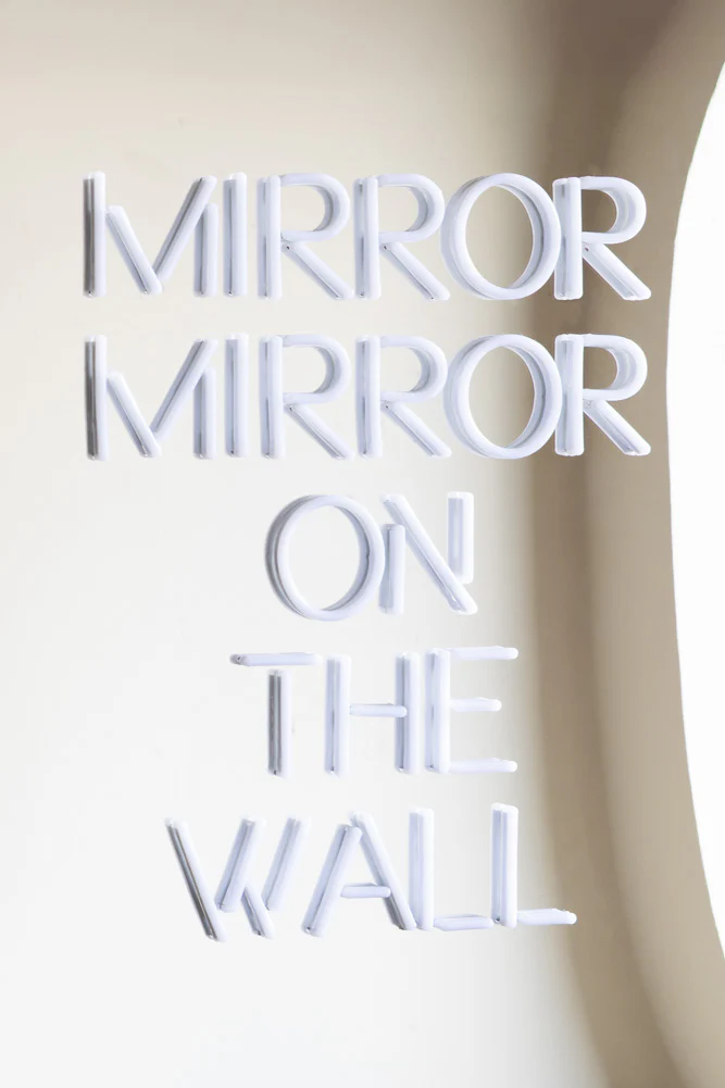 Mirror, Mirror...Framed Neon Wall Light - Available in Two Options - Image 4