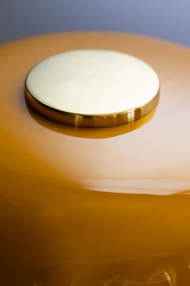 Modern Metal Mustard Table Lamp - Image 8