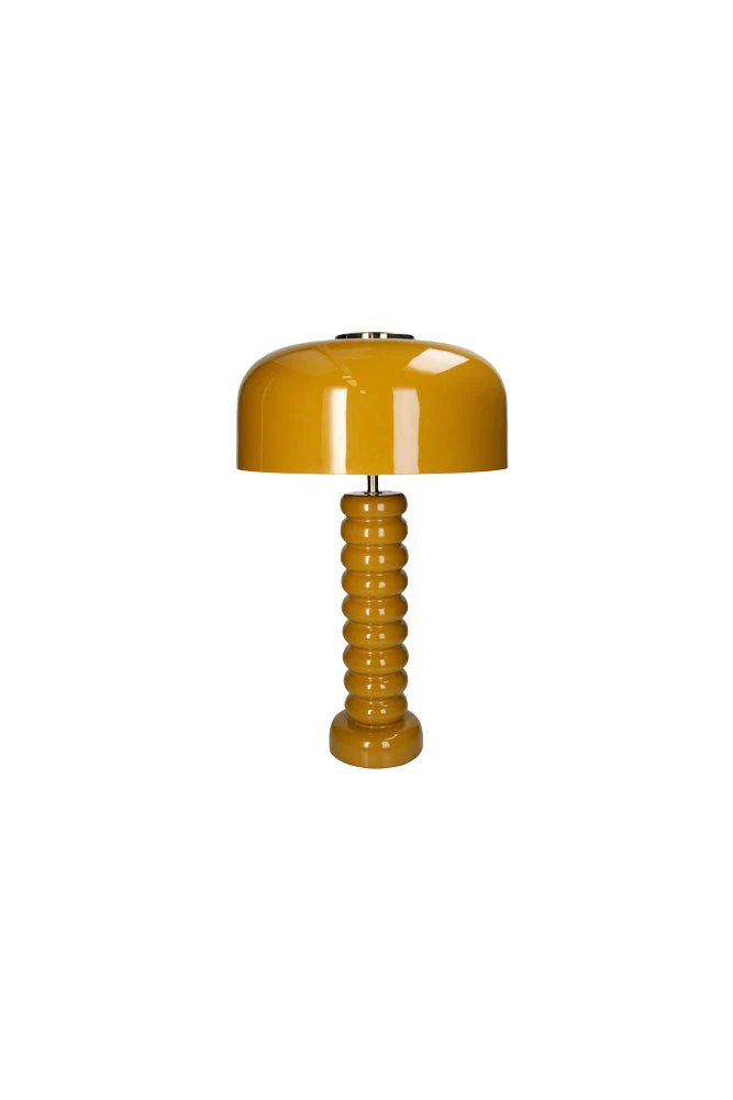 Modern Metal Mustard Table Lamp - Image 9